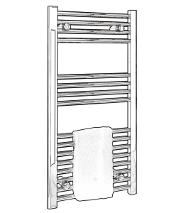 Kudox Central Heating Towel Rails