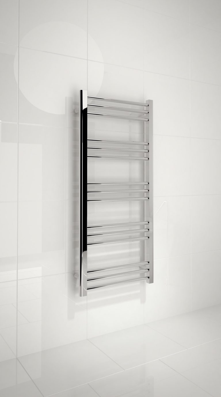 5060069429735 Kudox Timeless Towel Rail 500mm x 1100mm Chrome IS Kudox