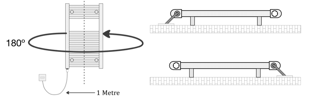 Kudox Straight Towel Rails